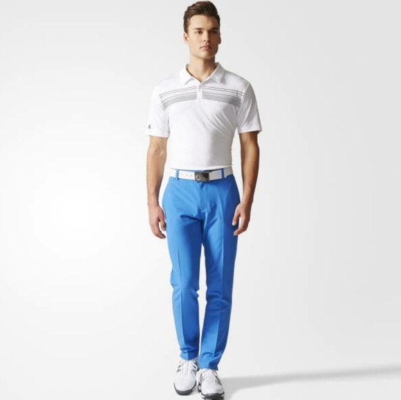 adidas three stripe golf trousers